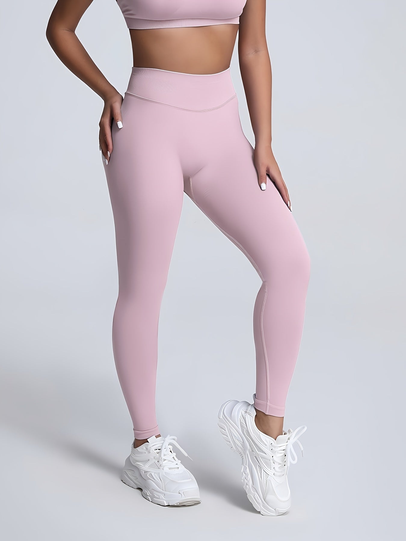 4-Pack Yoga Pants - High Stretch Naked Feel, Tummy Control