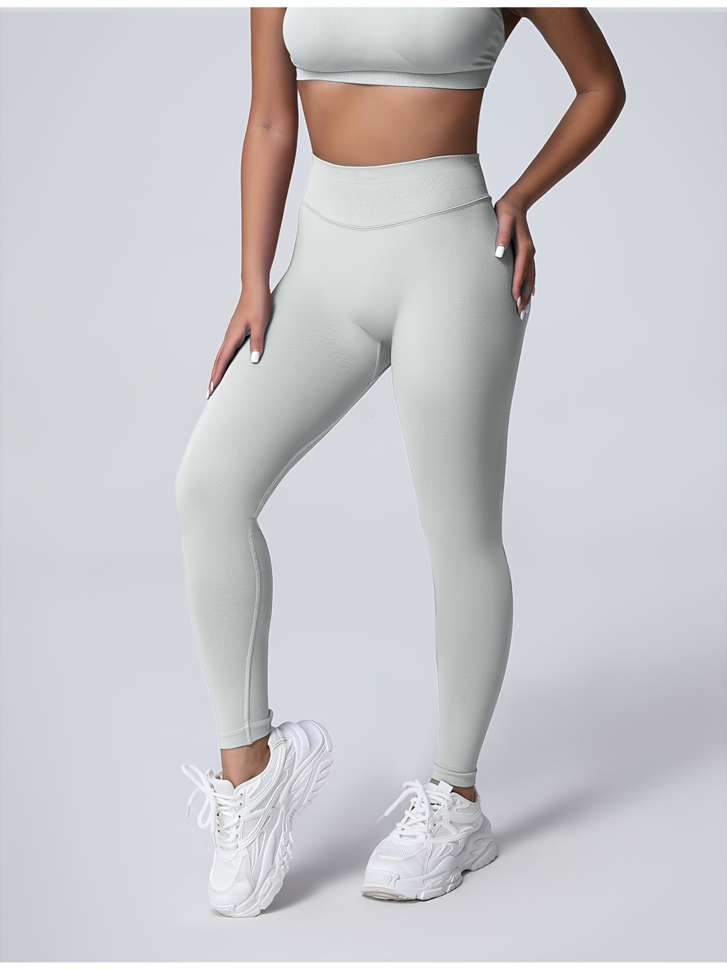 4-Pack Yoga Pants - High Stretch Naked Feel, Tummy Control