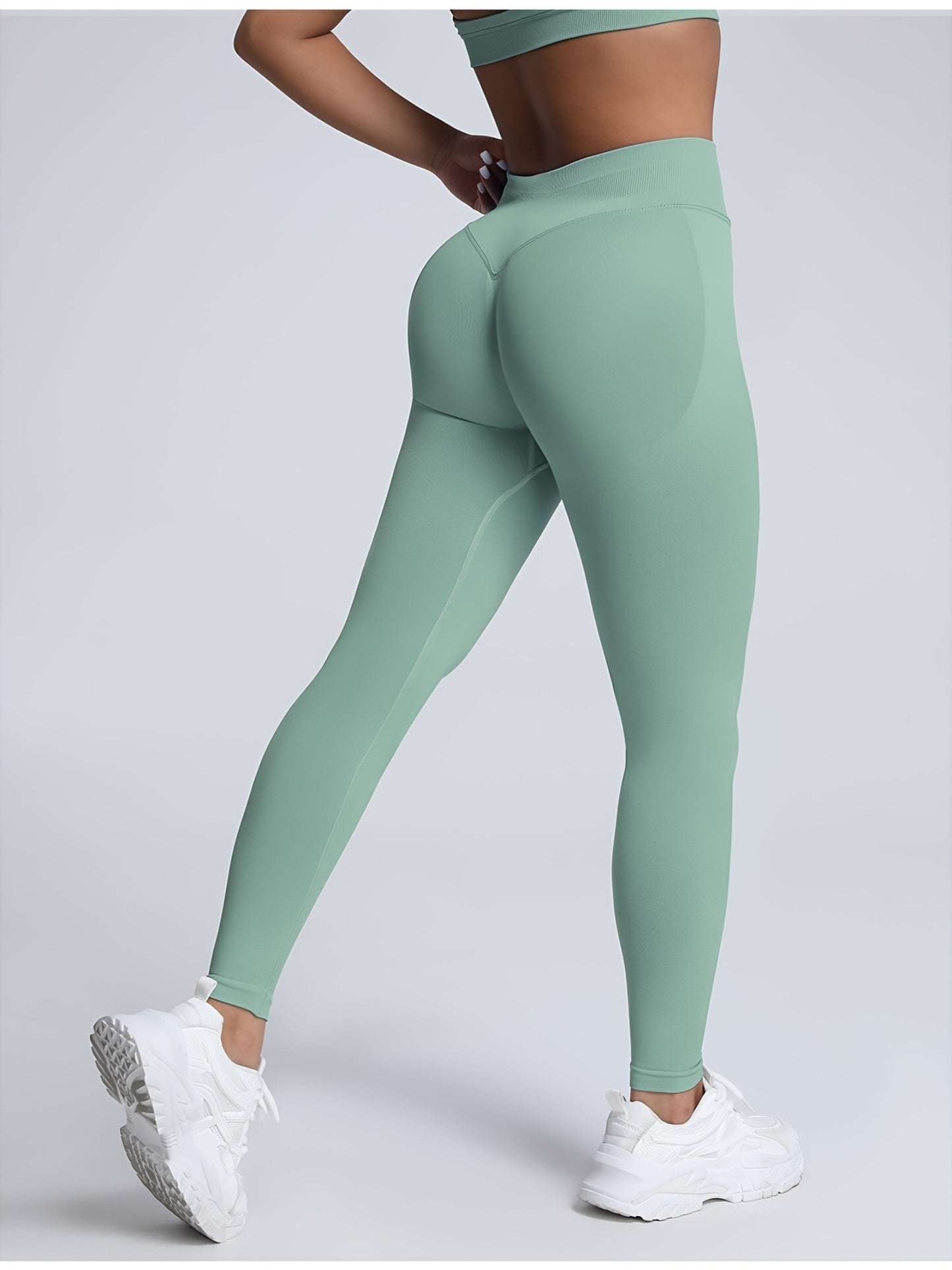 4-Pack Yoga Pants - High Stretch Naked Feel, Tummy Control